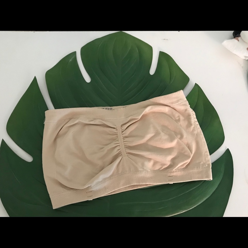 Bandeau bra nude